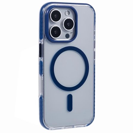 Kompatibel med iPhone 16 Pro Max Klar Deksel Kompatibel med MagSafe TPU+PC Bakdeksel-Perfekt