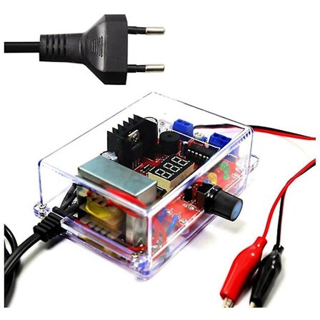 Lm317 Justerbar Spenningsregulator DIY Kit 220v Til 1.25v-12.5v Nedtrappende Strømforsyningsmodul Elektroniske Kit EU Plugg