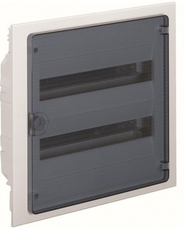 Hager VF218TS Kapsling med transparent dörr 2 x 18 moduler, Elfördelning & strömförsörjning