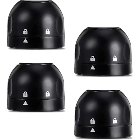 4 stk Rødvin Champagne Kork, Rund Flaskekork, Vakuum Wi