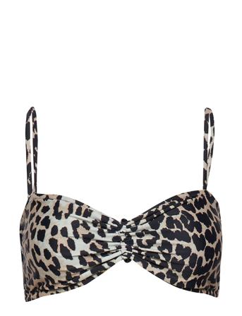 Recycled Printed Swimwear Brown Ganni