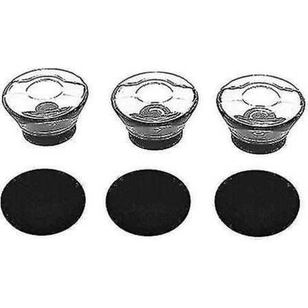 3x korvatulpat Plantronics Voyager Legend -kuulokkeille, Plantronics Voyager 5200 5220 5210 Bluetooth-kuulokkeiden vaahtomuovipehmusteet - keskikoko (