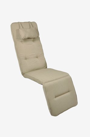 Fritab - Pude til Baden Baden , Woodline - Beige - Hynder til solstole & solsenge - Fra Homeroom