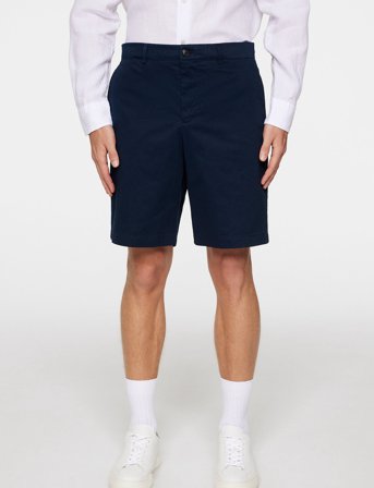 J. Lindeberg Shane Cloud Satin Shorts - Navy - 30