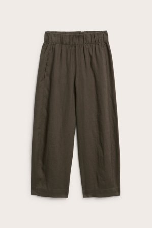 Kappahl | Linbukse barrel fit Brun M | Brun