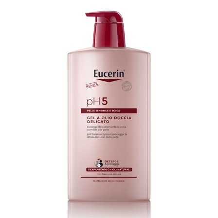 Eucerin Gel&Olio Doccia Delicato Ph5 1l - Olio Doccia