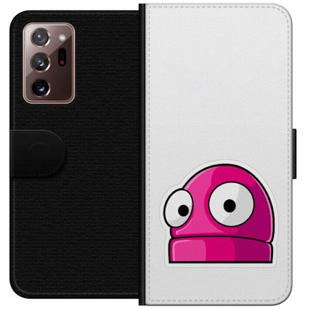 Kompatibel Tegnebogsetui til Samsung Samsung Galaxy Note20 Ultra Rosa tegneseriefigur med store øjne i legende og humoristisk stil