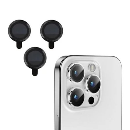 iPhone 15 Pro / iPhone 15 Pro Max Linsskydd för Kamera (15-pack)