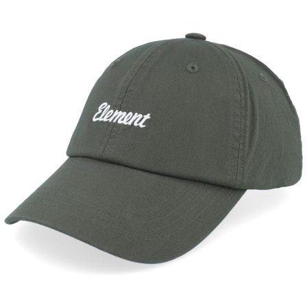 Element - Grön unconstructed Keps - Fitful Forest Night Dad Cap @ Hatstore