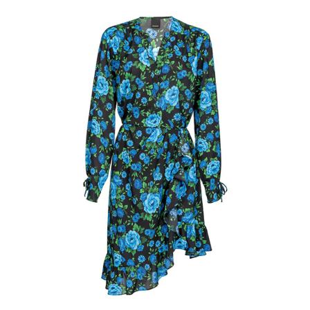 Pinko, Short Dresses Blauw, Dames, Maat:S