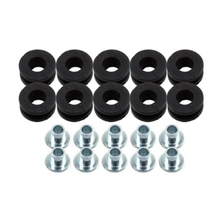 20 stk Motorsykkel Sidedeksel Grommets Pakningssett Bolt 20pcs