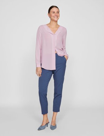 Vila Vilucy L/S Shirt - Noos - Pink - S