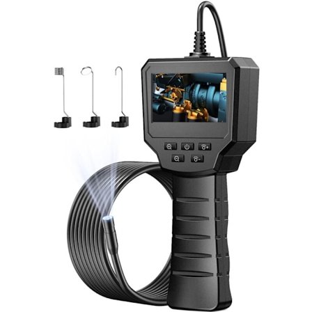 2,4 Tums Inspektionskamera, 1440P HD 2.0MP Kamera med 6 Justerbara LED-lampor, 8mm Digital IP67 Vattentät Kamera, 5M