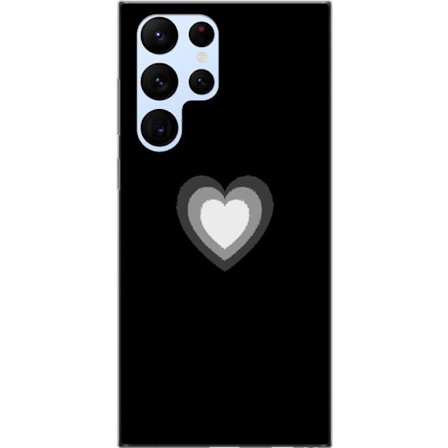 Kompatibel Mobilcover til Samsung Samsung Galaxy S22 Ultra 5G Soft Glow Heart