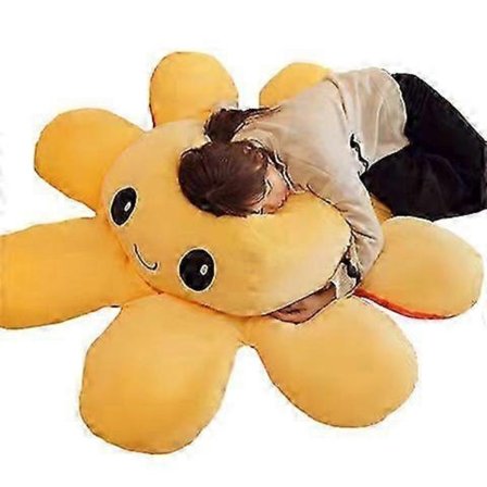 NY Vendbar Bleksprut Kosedyr, Stor Plysj Bleksprut Putepute Leker Oransje Oransje