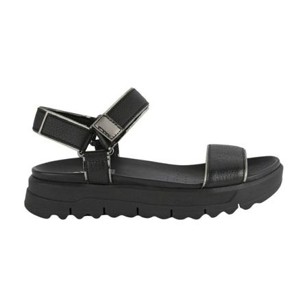 Geox, Flat Sandals Czarny, Kobieta, Rozmiar: 36 EU