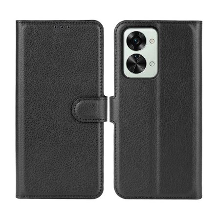 Oneplus Nord 2T Plånboksfodral med Stativ - Svart