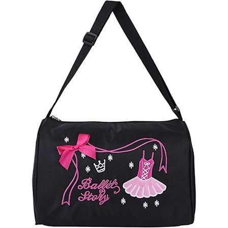 Barnens balettväska Ballerina Clutch Princess En axelväska för skor (svart)