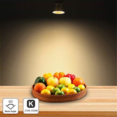 6 stk. Dimmbare LED-pære Spotlys 5W COB GU10 GU5.3 Spotlight