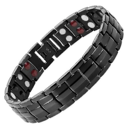 Ekstra Stærk Magnetisk Terapi Armbånd - Smertelindring ved Gigt og Magnetiske Armbånd mod Karpaltunnelsyndrom til Mænd (FMY)