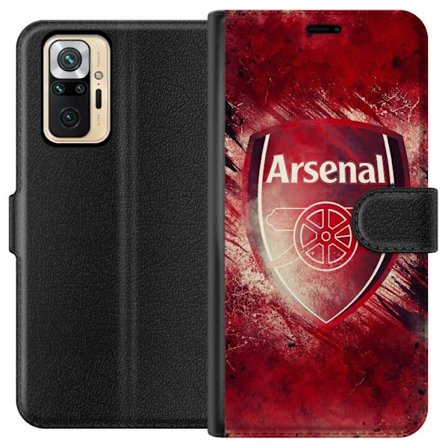 Kompatibel Tegnebogsetui til Xiaomi Redmi Note 10 Pro Arsenal Fodbold