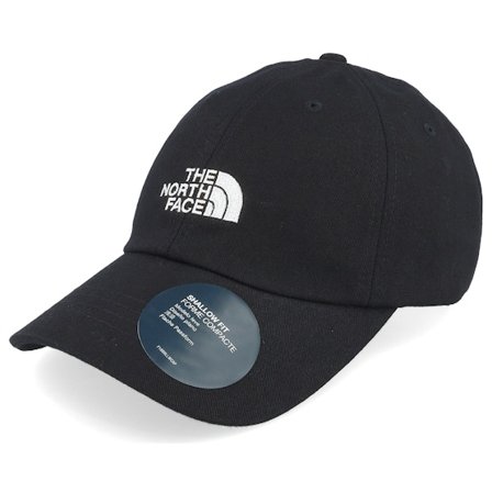The North Face - Black unconstructed Czapka Z Daszkiem - Norm Hat Black Dad Cap @ Hatstore