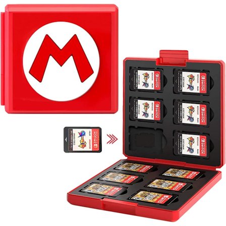 Nintendo Switch Lite NS-spill lagringsboks - rommer opptil 12 spill