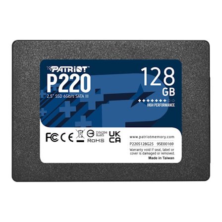 Patriot P220 - SSD - 128 GB - SATA 3Gb/s