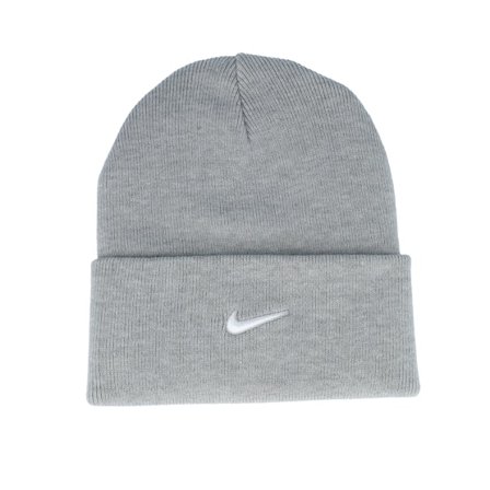 Nike - Gris cuff Bonnet - Peak Beanie Swoosh F24 Grey Cuff @ Hatstore