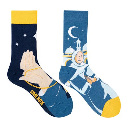 5 par Många stilar av AB-strumpor asymmetriska kreativa trendiga strumpor roliga par mandarinanka färgade mellanhöga strumpor