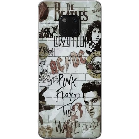 Kompatibelt Mobilskal till Huawei Huawei Mate 20 Pro Rockband Klassiker Musik Konsert Gitarr