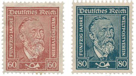 Tyske Rige 1924 - MICHEL 362-363 - Ubrugt