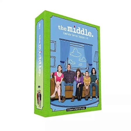 The Middle: Komplett TV-serie Sesong 1-9 27 Disker DVD Nytt Bokssett Engelsk