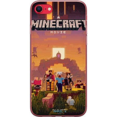 Kompatibelt Mobilskal till Apple Apple iPhone 8 Minecraft Pixel-spel Bygg Block