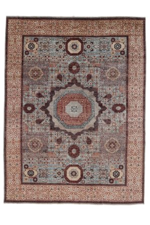 Mamluk Vloerkleed 265X355 Bruin/Donkerrood Groot Wol, Afghanistan