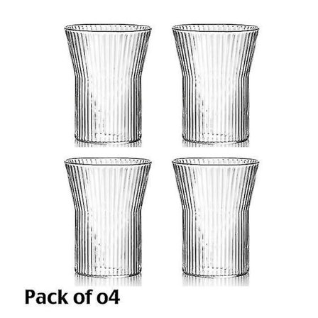 4-pack Ripple Whiskyglas, Vattenglas, Juiceglas, Glasset Set