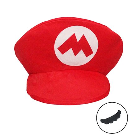 Anime-spel Super Luigi Brothers Cosplayhatt för Vuxna och Barn