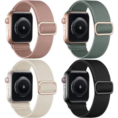 4-pack ranneke Yhteensopiva Apple Watch 41mm 38mm 40mm Naisten Miesten