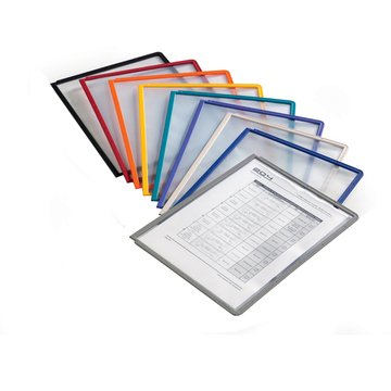 Plastomslag A4 M/Ramme Blå