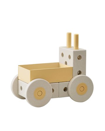 MODU 3-i-1 Gåvogn Sand Grey/Honey Yellow, Børn & Forældre, Motorik & Bevægelse, Gåvogne