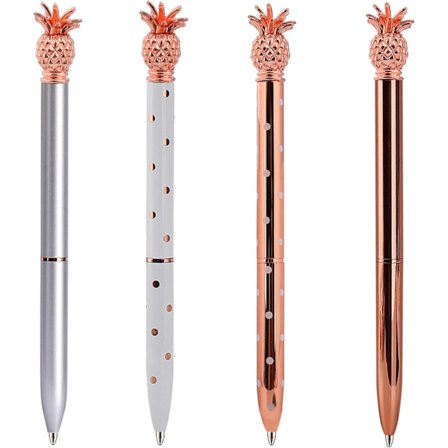 Ananas Kulspetspenna Metall Kulspetspenna Roséguldpenn, ZQKLA