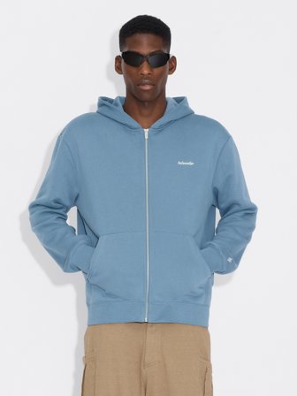Holzweiler - Regular Zip Hoodie - Blue - Mens - Small