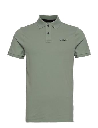 Hco. Guys Knits Polos Short-sleeved Vihreä Hollister
