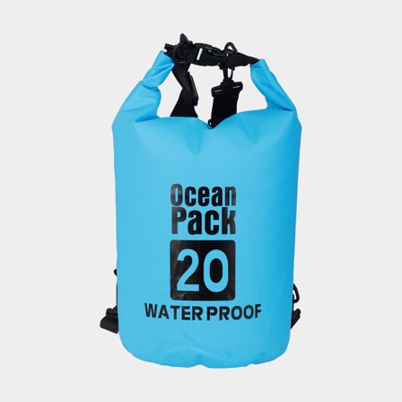 Sac étanche / sac marin Ocean Pack, 500D, 20 litres, bleu