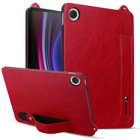 Samsung Galaxy Tab A11 Plus / A9 Plus Case with Hand Strap - Red