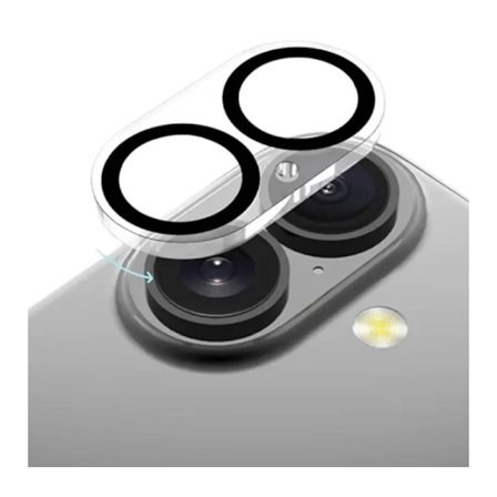 2-PACK iPhone 16 / 16 Plus Skydd Linsskydd Kameraskydd