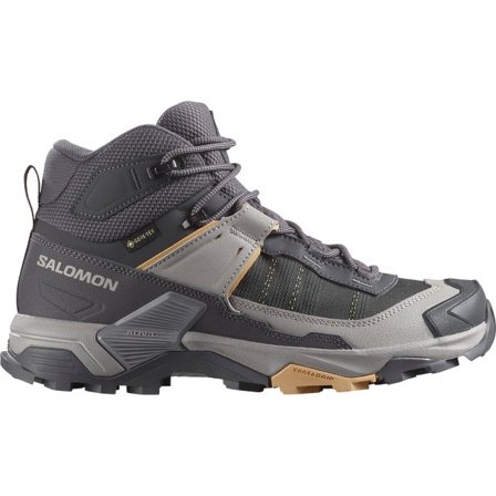 Salomon - Scarponi da trekking da donna X Ultra 5 Mid Gore-tex - Nine Iron / Gull / Soft Clay - 43⅓