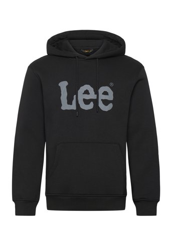 Big Logo Hoodie Black Lee Jeans