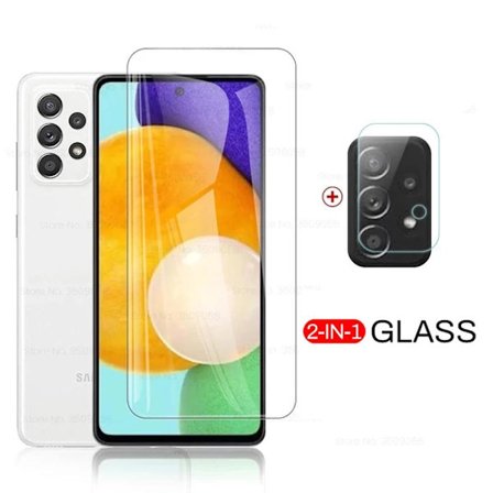 3-PACK Galaxy A52 Skärmskydd + Kameralinsskydd HD 0,3mm