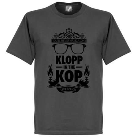 Liverpool T-shirt Klopp In The Kop Grå